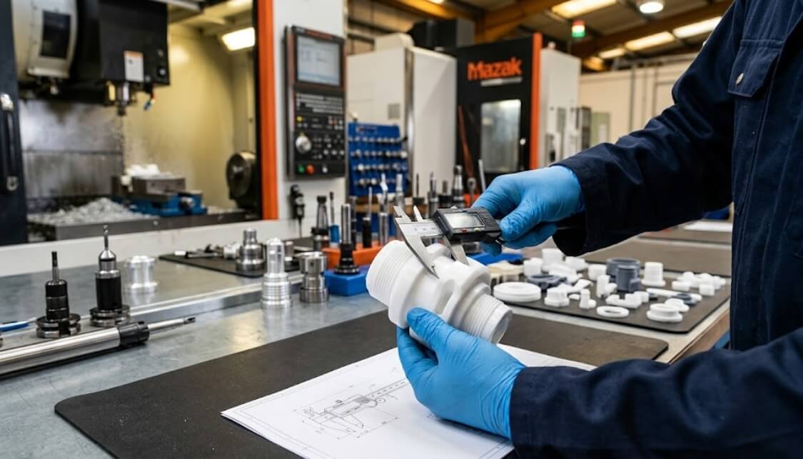 Services custom machined parts